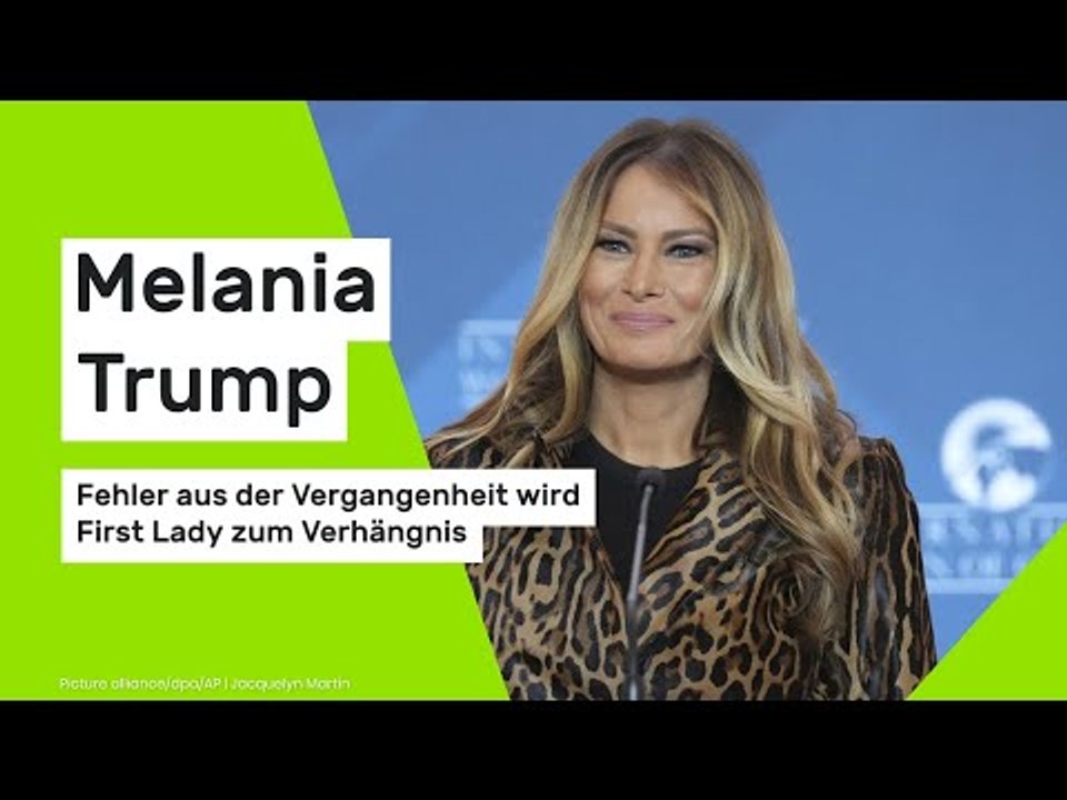 Melania Trump: Fehler aus der Vergangenheit wird First Lady zum Verhängnis