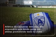 Atlético de Cajazeiras denuncia que empresário está dando golpe em atletas prometendo teste no clube