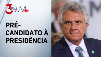 Caiado defende urnas e se descola de Bolsonaro
