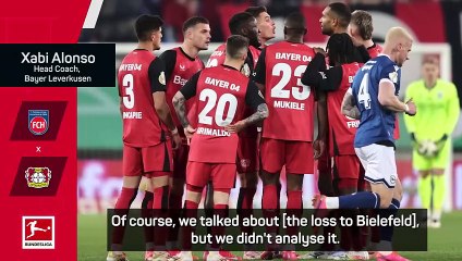 Leverkusen still pained by shock DFB-Pokal loss - Alonso