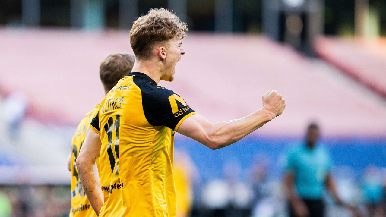 Beeindruckende Auswärtskulisse: Kother lässt Dresden jubeln