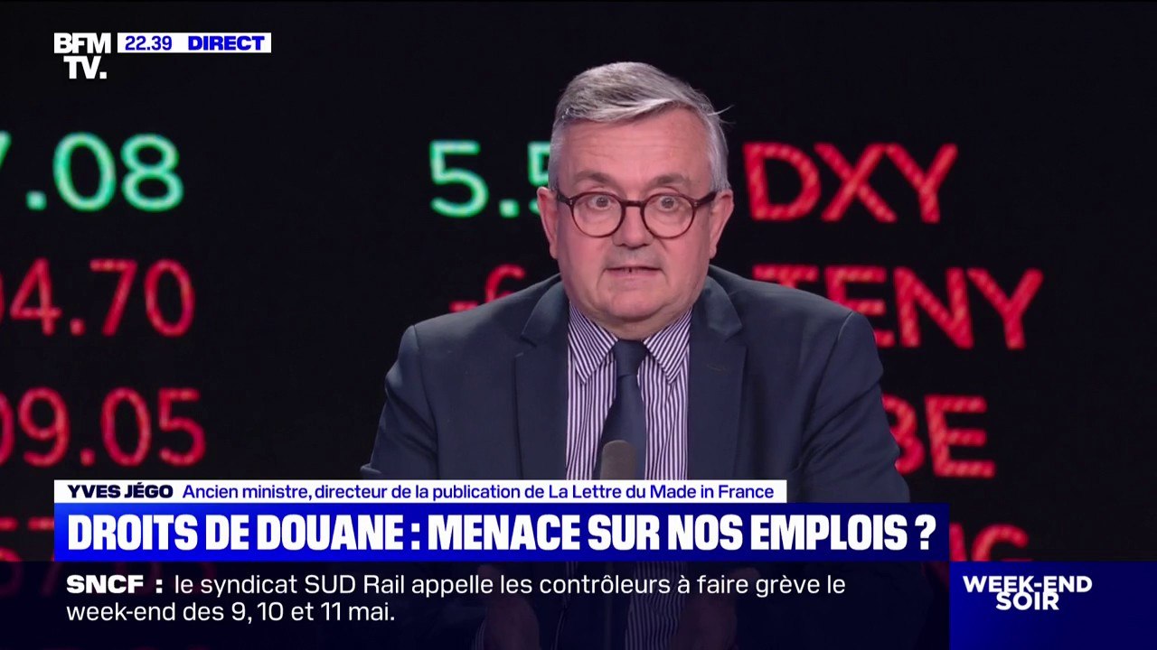 Droits de douane: pour Yves Jégo, ancien ministre, "c'est le made-in France qui est directement attaqué"