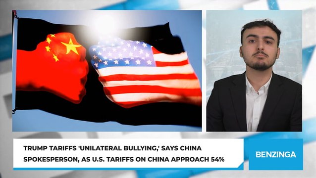 Trump Tariffs 'Unilateral Bullying,' Says China Spokesperson, As U.S. Tariffs On China Approach 54%
