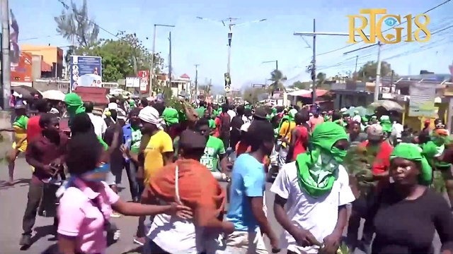 Manifestasyon EDE nan komin Delmas pou egzije demisyon manm CPT yo