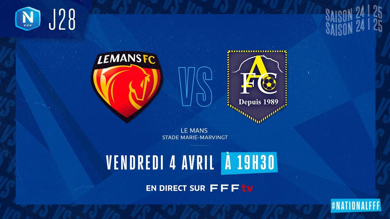 J28 I Le Mans FC – Aubagne FC  (1-1)