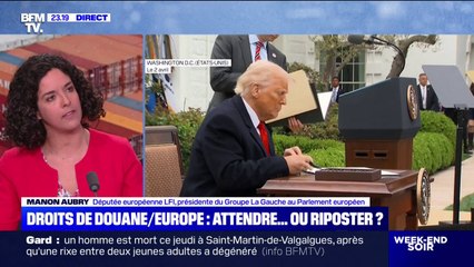Manon Aubry (LFI): "Trump a lancé une guerre commerciale et l'UE est complètement à la traîne"