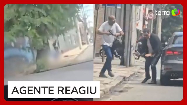 Policial federal finge se render e dispara contra homem em assalto no RJ