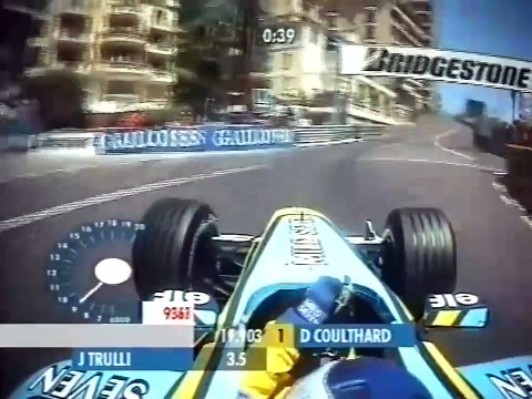 F1 – Jarno Trulli (Renault V10) Onboard – Monaco 2002