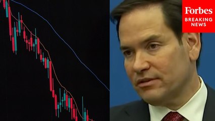 Marco Rubio Asked Point Blank About Crashing Markets Around The World