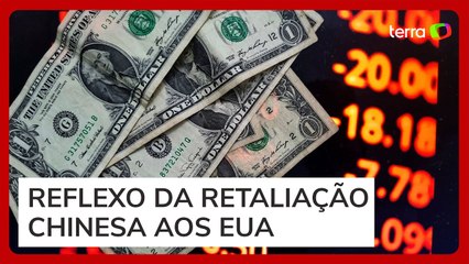 Dólar tem maior alta diária em três anos após reação da China a ‘tarifaço’ de Trump
