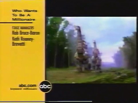 Who Wants to Be A Millionaire ABC Split Screen Credits & ER NBC Split Screen Credits