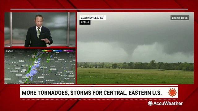 Multiple tornadoes reported as severe storms erupt in Texas and Oklahoma