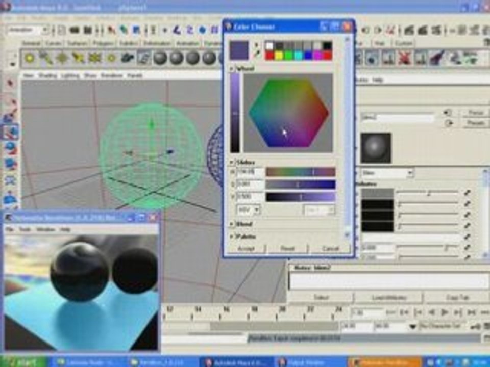 Holomatix Rendition, demonstration using the Maya Plug-In