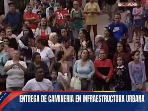 Caracas | Gobierno Bolivariano entrega caminería y espacios deportivos en la parroquia Caricuao