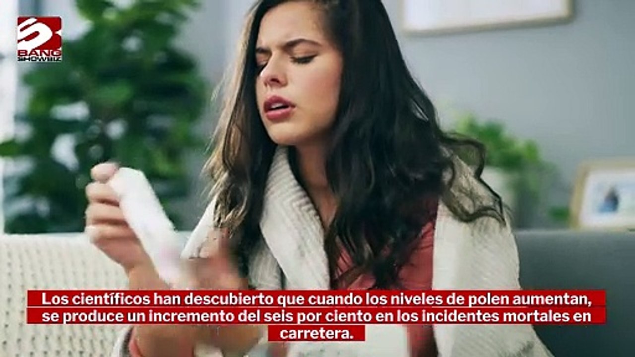 Las personas con fiebre del heno tienen más probabilidades de sufrir accidentes de tráfico