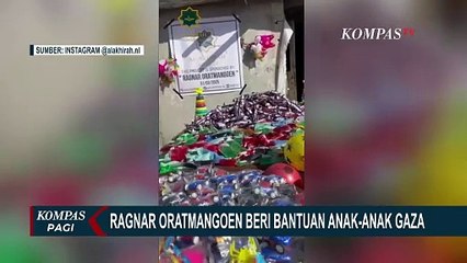 Momen Idulfitri, Pemain Timnas Ragnar Oratmangoen Berikan Bantuan ke Anak-anak Gaza