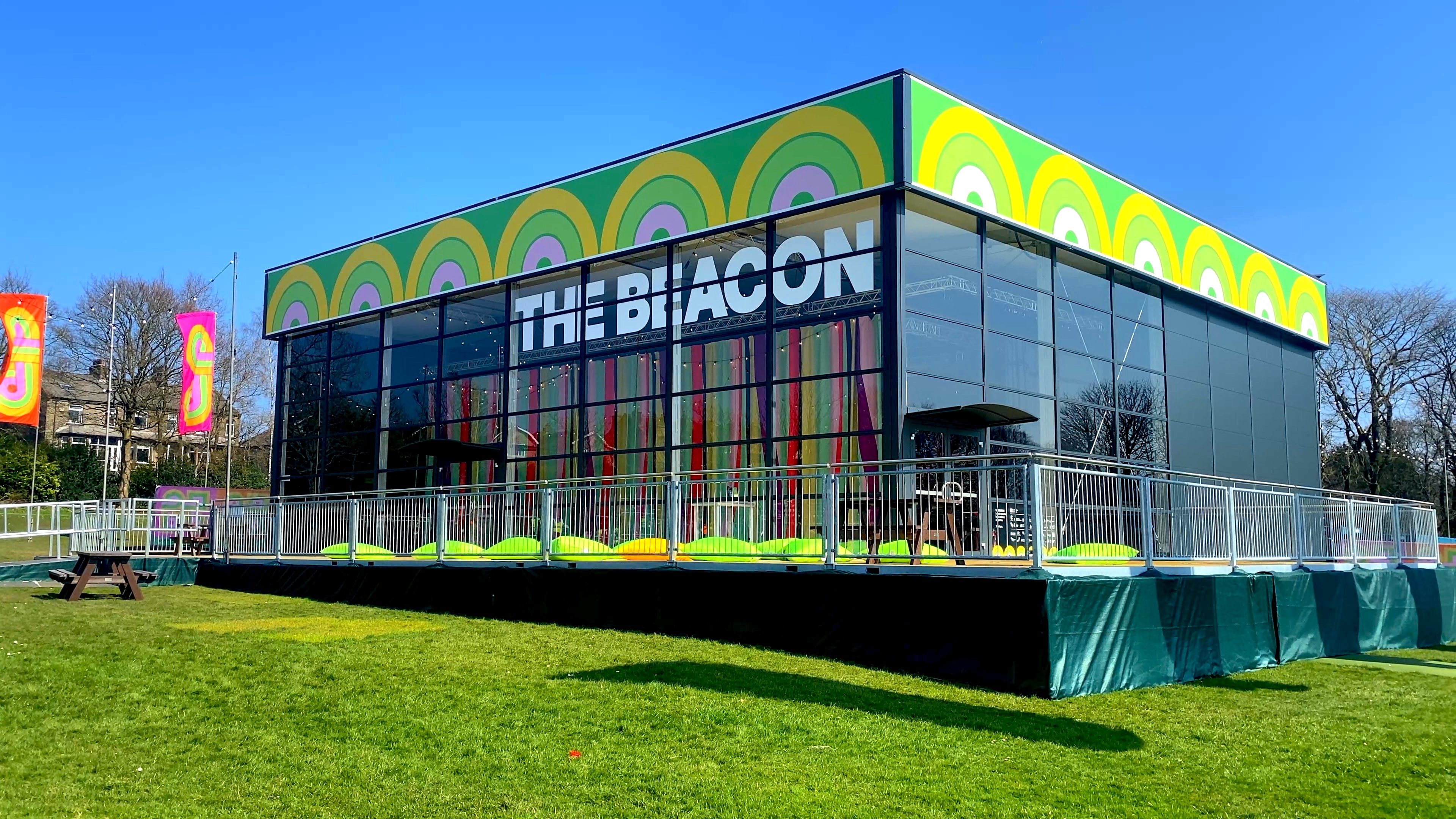 Bradford 2025: The Beacon pop-up performance venue opens at Wibsey park