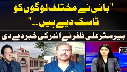 " Founder has given tasks to different people." Barrister Ali Zafar gave the inside news