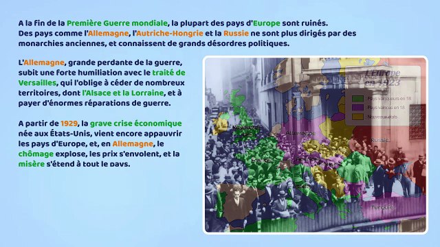 La Seconde Guerre Mondiale 1ere partie - la montée vers la guerre