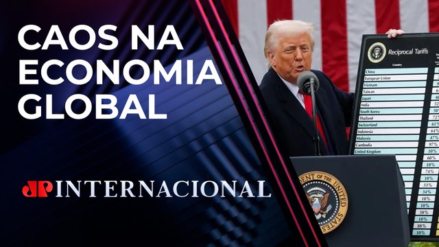 Trump anuncia tarifas recíprocas e acirra guerra comercial mundial | JP INTERNACIONAL
