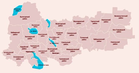 Map of Vologda Oblast. Peta Oblast Vologda. Vologda Oblast Map. Map of Vologda. Peta Vologda. Vologda Map.