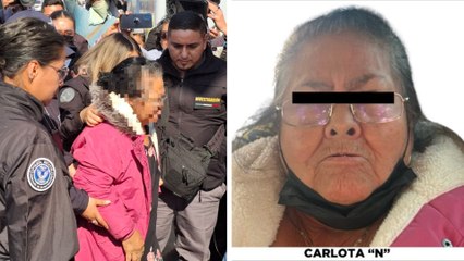 Carlota "N", la abuelita sicaria, es trasladada a penal en Chalco