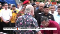 Agong berkenan lawat tapak kebakaran paip gas Putra Heights
