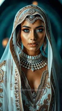 Bridal Hijab Styles around the world #ai #hijab #fashion #hijabstyle