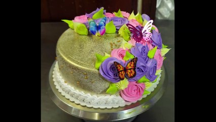 Torta con rosas
