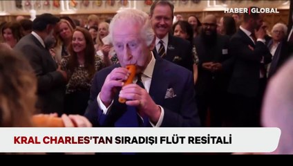 Kral Charles havucu flüt gibi çaldı