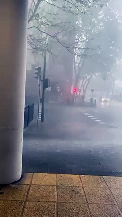 Sevilha, tempestade, vento