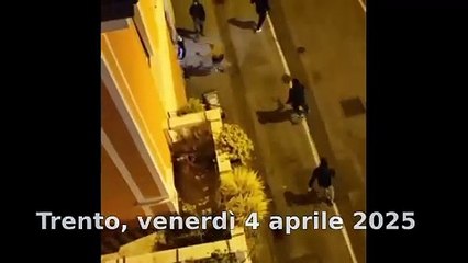 Rissa tra bande a Trento: alta tensione in via Maffei
