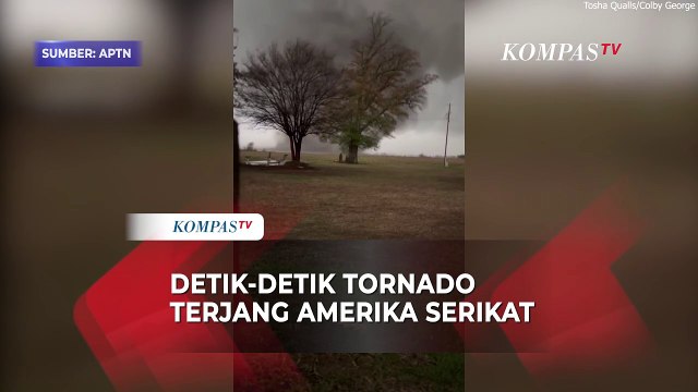 Detik-Detik Badai Tornado Terjang Amerika Serikat, Warga Diminta Waspada