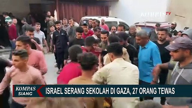 Israel Kembali Serang Sekolah di Gaza Palestina, 27 Orang Tewas