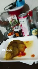 me trajeron una botana de pepinillos rebanados de los que venden en el Sam's club #shorts botanas