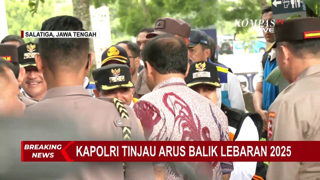 Terbaru! Kapolri & Jajaran Tinjau Arus Balik Lebaran 2025 di Salatiga, Jawa Tengah