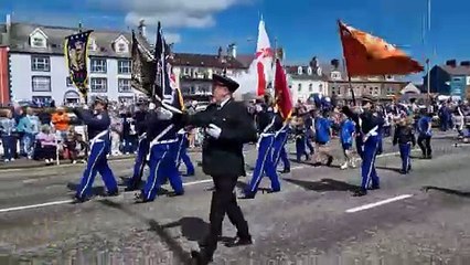 Constable Anderson Memorial Flute Band at The Twelfth 2024, Carrickfergus