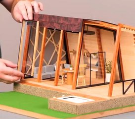 Tiny Homes, Big Details! Crafting Realistic Mini House Models!