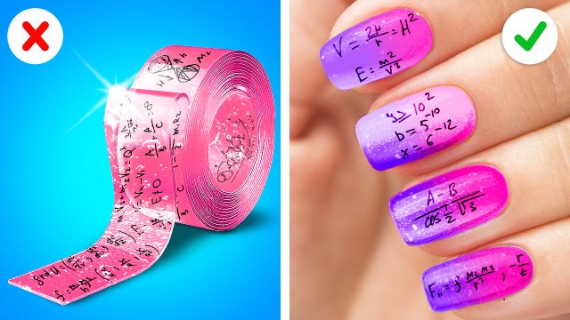 FOURNITURES SCOLAIRES COOL | Ruban nano & Bricolages pour étudiants intelligents par 123 GO! Like