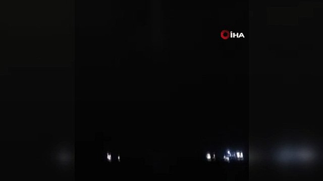 Akdenizde oluşan hortum görüntülendi