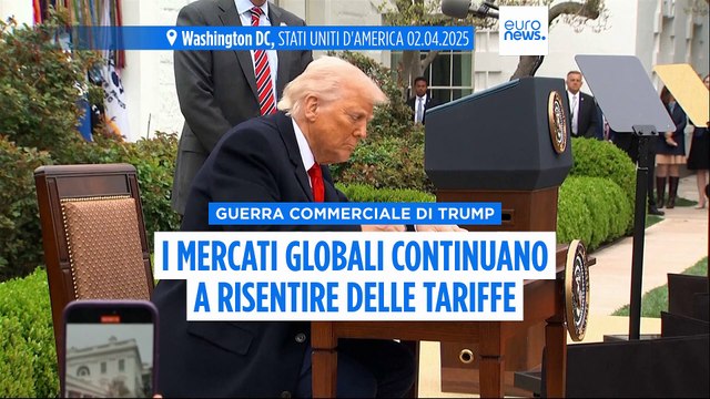 Guerra commerciale: le borse crollano dopo i dazi di Trump