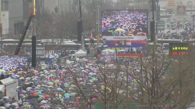 광화문에서 탄핵 규탄 집회... 선고 결과 불복 / YTN