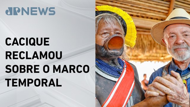 Raoni critica exploração de petróleo na Foz do Amazonas