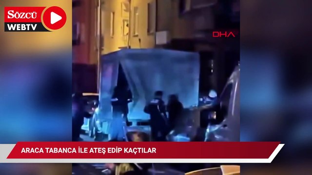 Araca tabanca ile ateş edip kaçtılar; kamyonette saklanırken yakalandılar