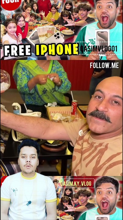 Giving FREE iPhones & Money to Customers at My Restaurant part 2 familyvlog #dailyvlog #rajabfamily