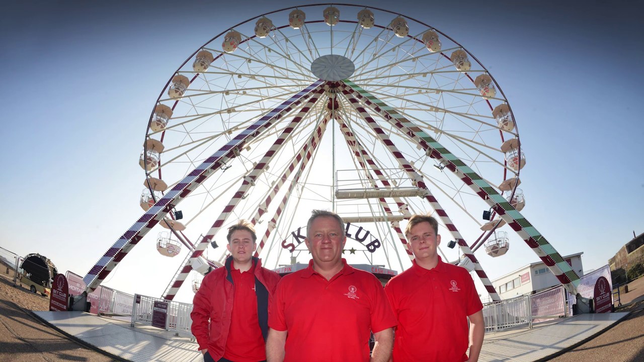 The Sky Club Observation wheel opens in Eastbourne, East Sussex