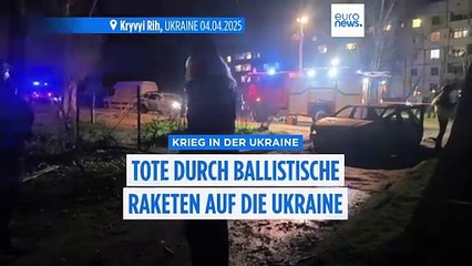 Ukraine: Mindestens 14 Tote durch russische Raketen in Krywyi Rih