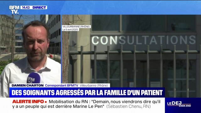 Villeurbanne: trois soignants agressés par la famille d'un patient, deux membres de la famille placés en garde à vue