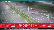Cinco jóvenes murieron tras un vuelco en la Panamericana: el video del impactante choque