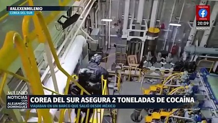 Corea del Sur asegura 2 toneladas de cocaína